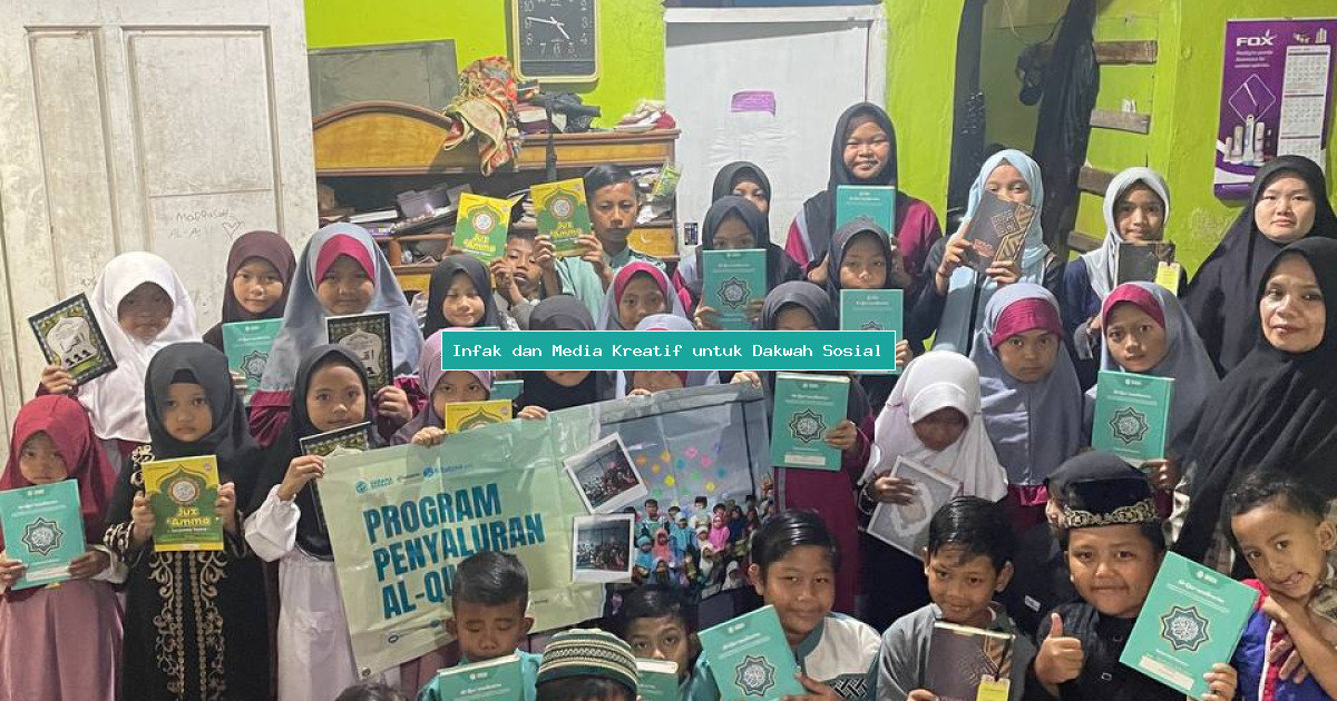 Infak dan Media Kreatif untuk Dakwah Sosial